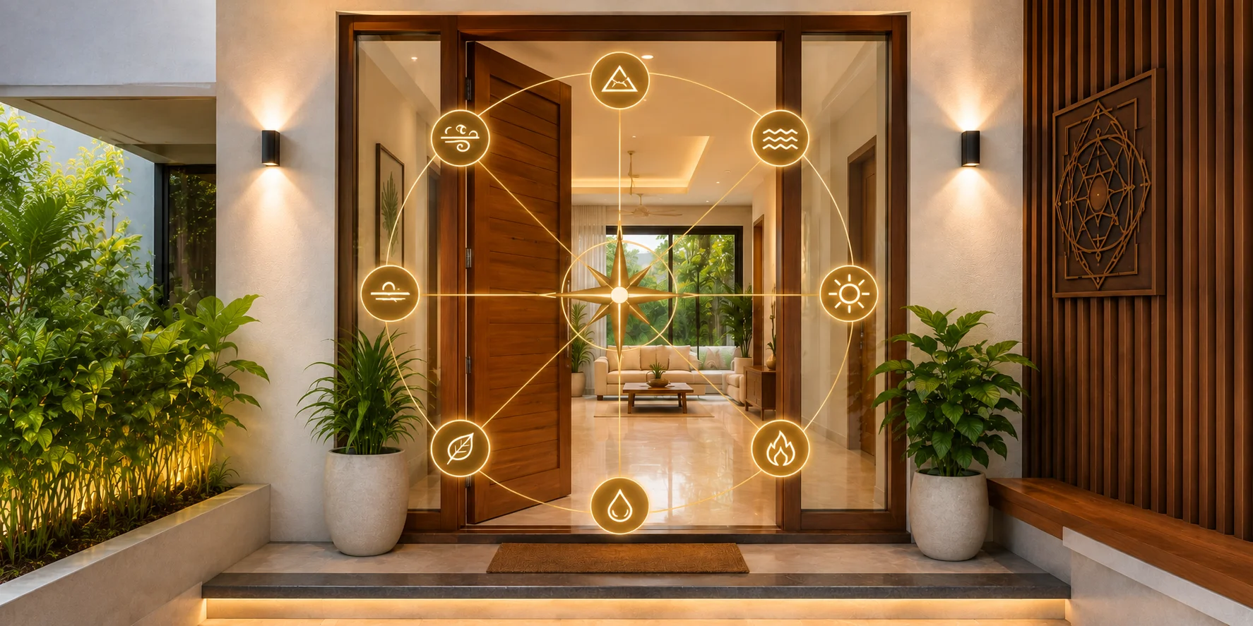 Main entrance Vastu analysis — door direction and pada